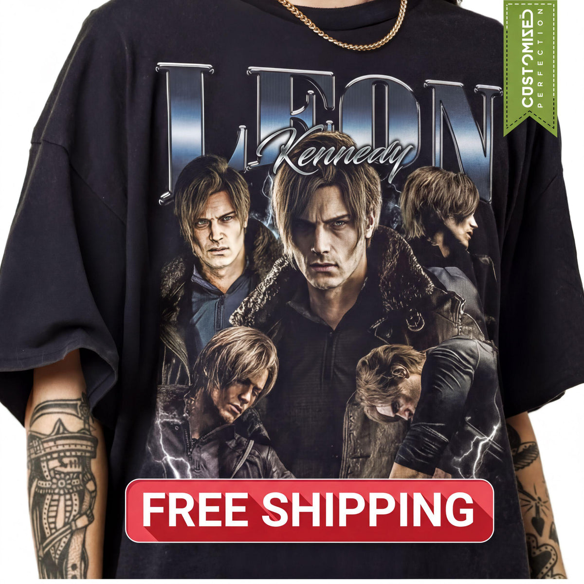 Limited Leon Kennedy Comfort Colors® Shirt - Resident Evil Requiem RE9 Fan Gaming Horror Tee Gift