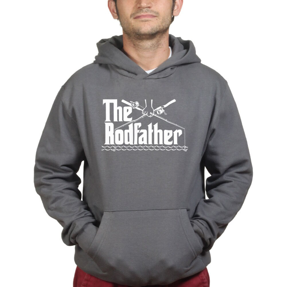 The Rodfather Fishing Angler Fisherman Father Day Hoodie - R505