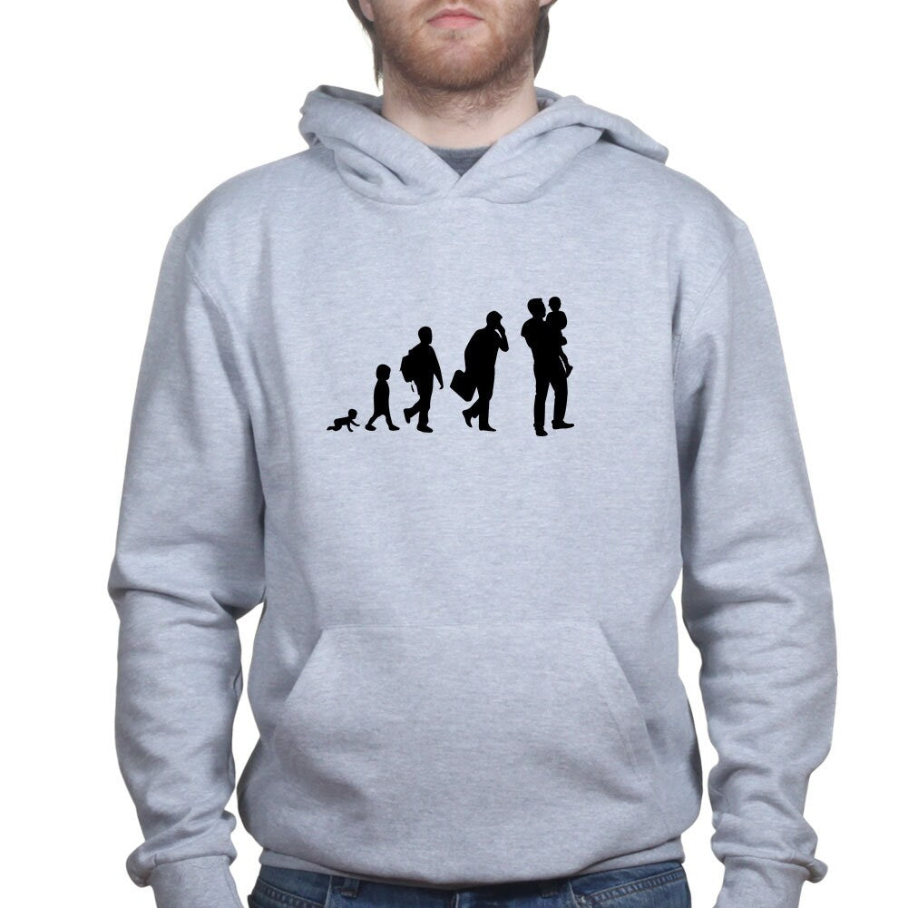 Evolution Of Dad Father's Day Gift for Daddy Birthday Hoodie Shirt - R1981