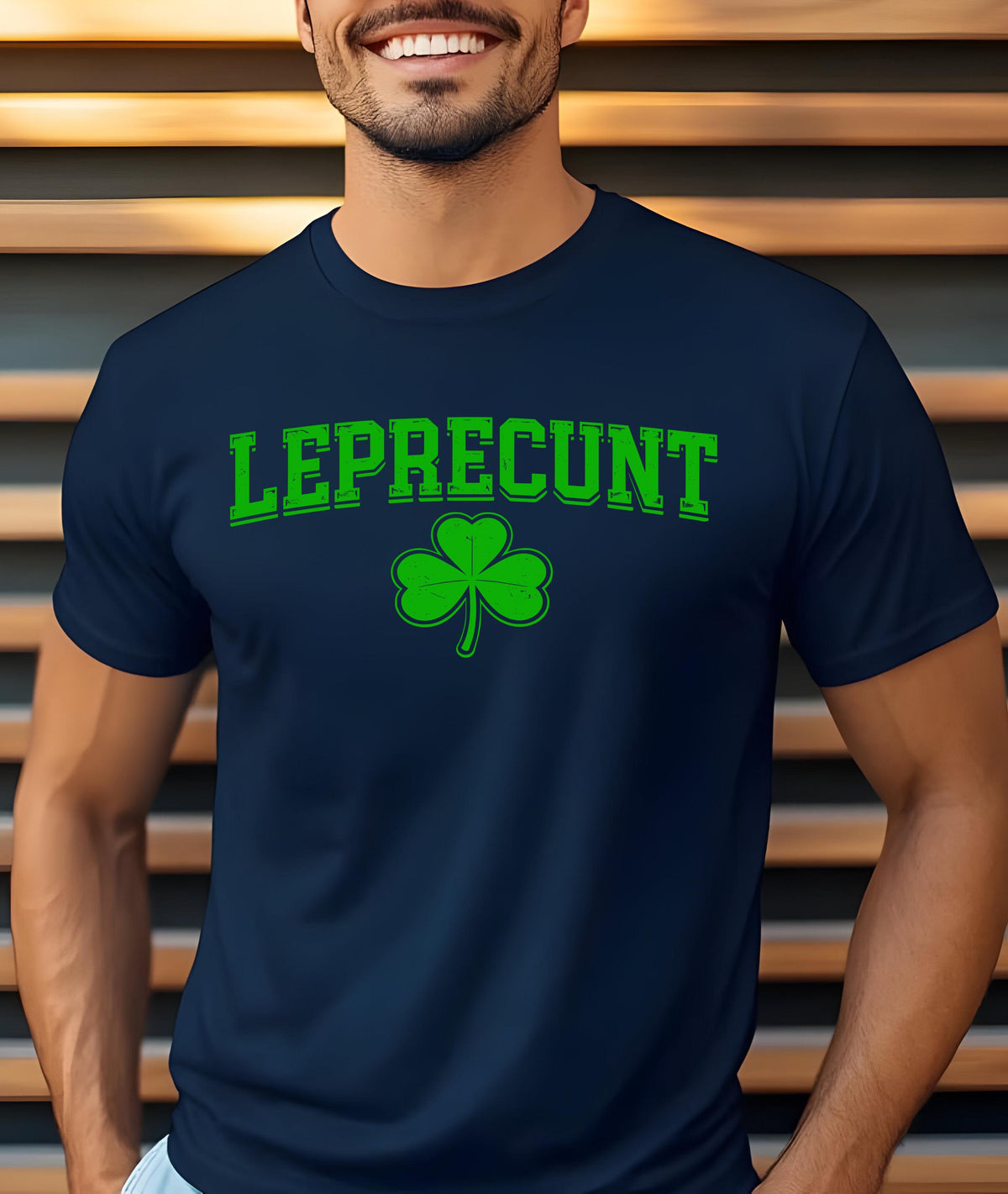 Leprecunt Shamrock Tee | Funny St. Patrick's Day Irish Shirt