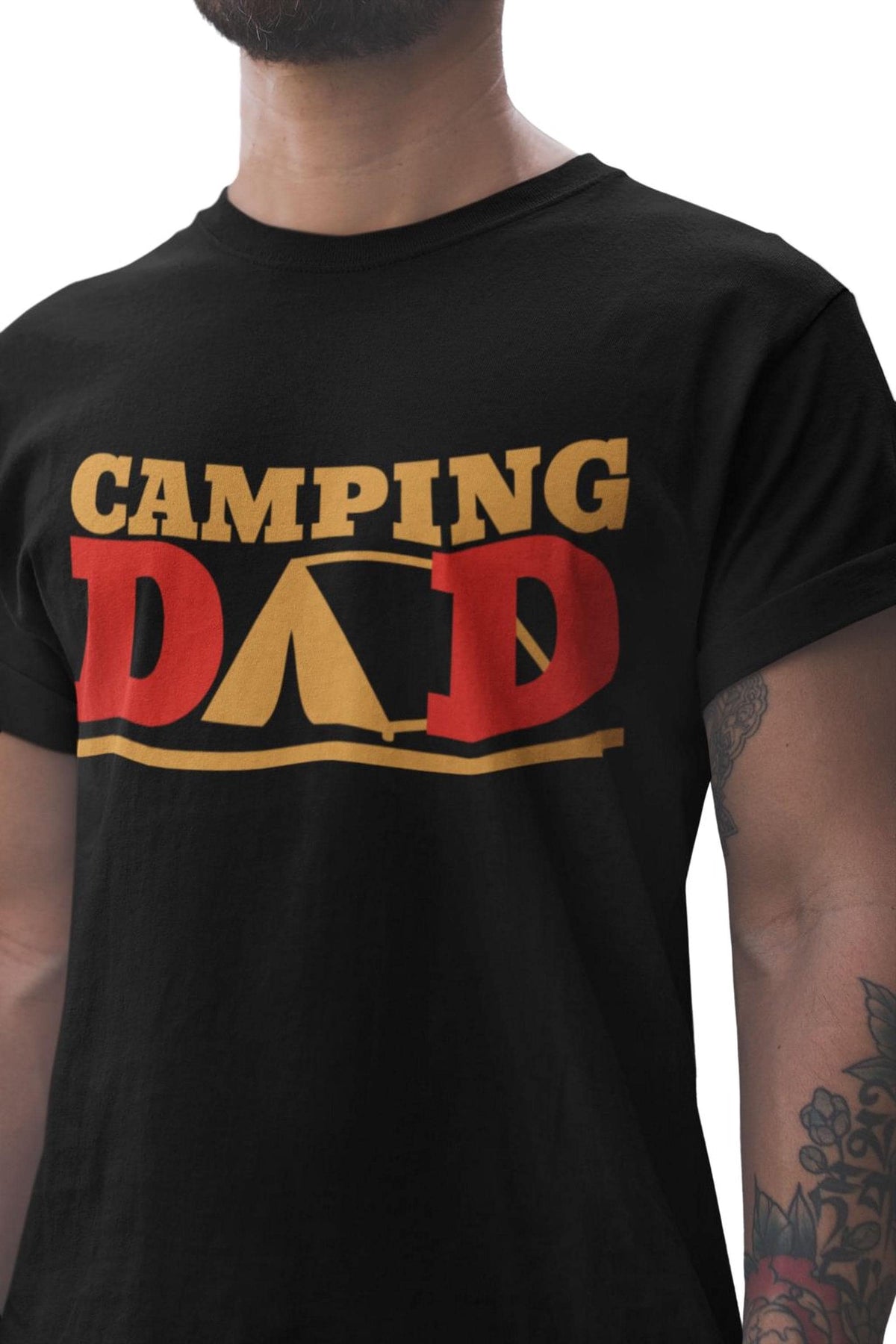 Camping Dad T-Shirt, Funny Outdoor Design for Fathers, Papa Adventure Tee