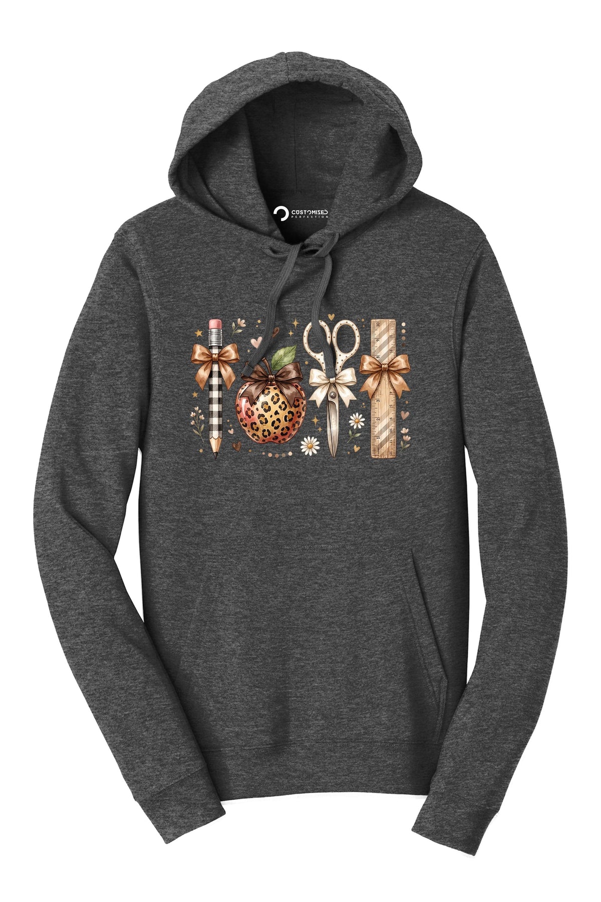 Back To School Shirt | Neutral Bow Teacher Hoodie | Leopard Plaid Gift