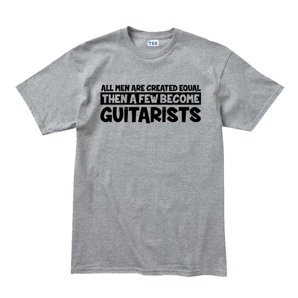 Mens All Men Created Equal Guitarist Guitar Player Funny T shirt Tee Top T-shirt