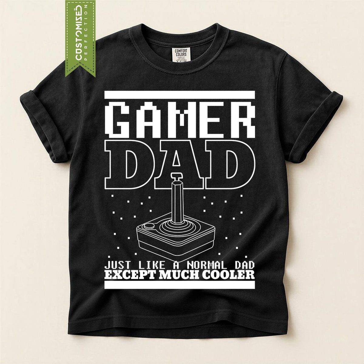 Funny Gamer Dad Shirt - Retro Style Comfort Colors® Tee, Gaming Gift for Papa