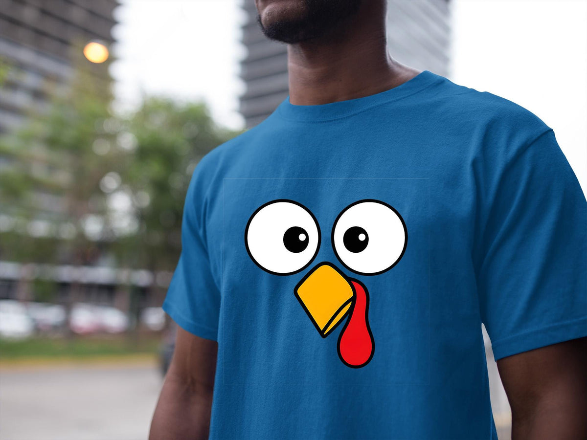 Comfort Colors® Funny Turkey Shirt, Thanksgiving Gobbler Tee, Silly Bird Graphic, Fall Gift