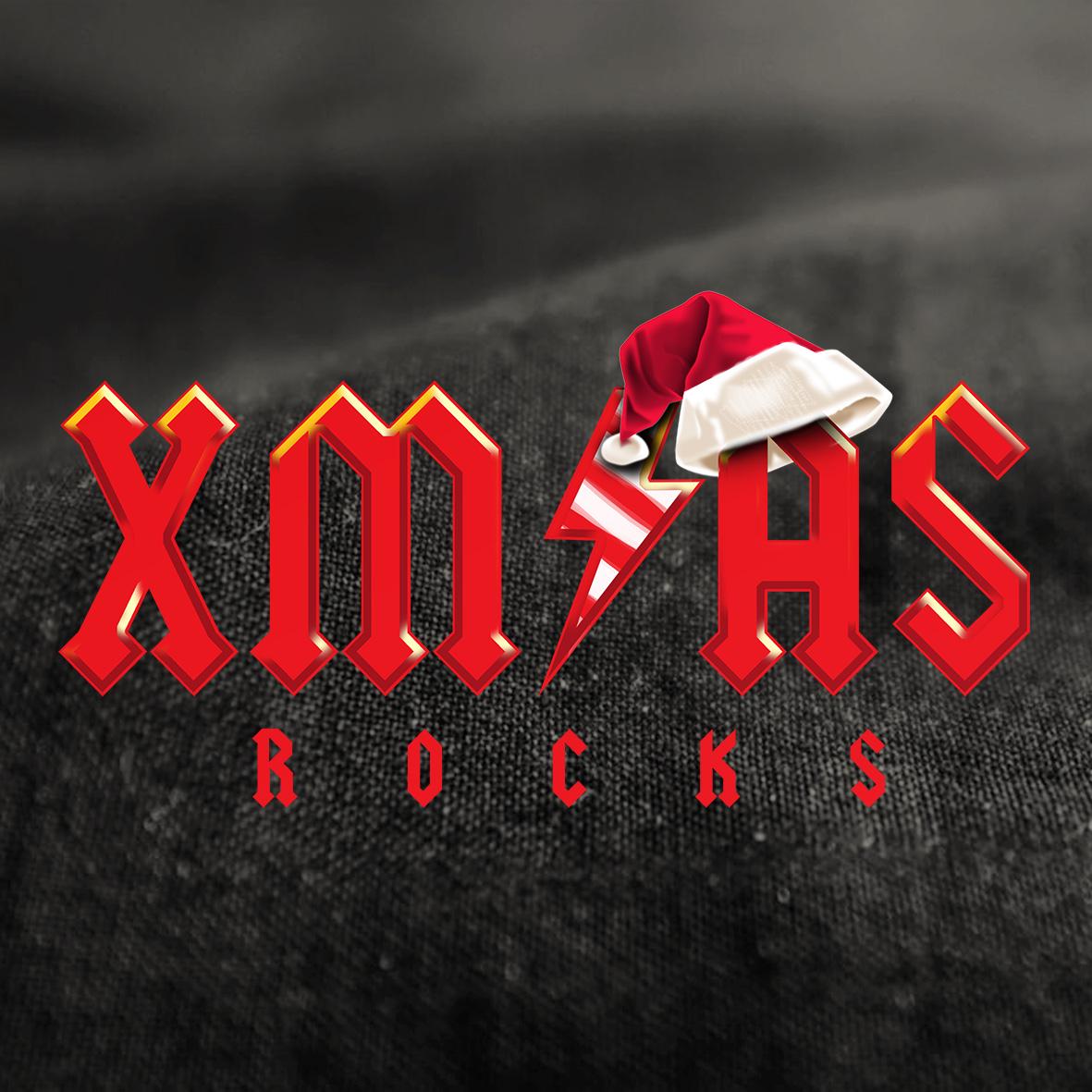 Christmas Rocks Shirt, Acdc Gift, Christmas Gift for Music Lovers, Funny Christmas Tshirt, Rock Heavy Metal Fans