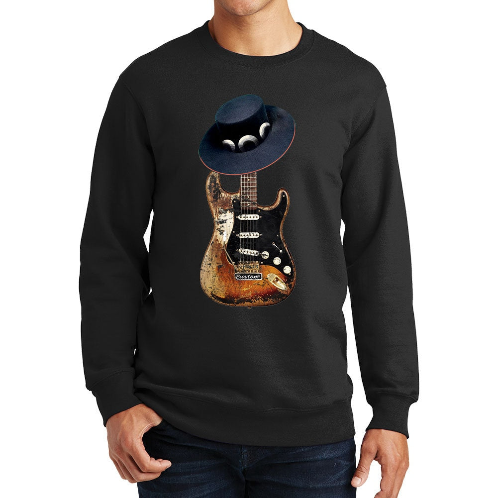 Stevie Ray Tribute Number One Guitar SRV 1959 American Blues Music Sweater Sweatshirt