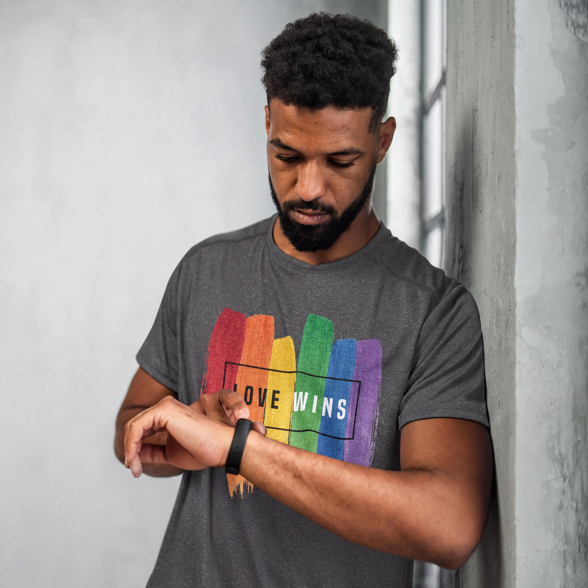 Comfort Colors® Love Wins LGBTQIA2+ Shirt, Rainbow Flag Pride Proud Tee, Gay Rights Top
