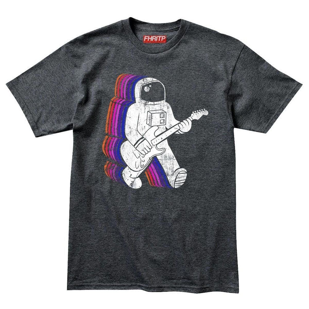 Astronaut Guitar T-Shirt, Electric Guitar Player, Rock Music Gift