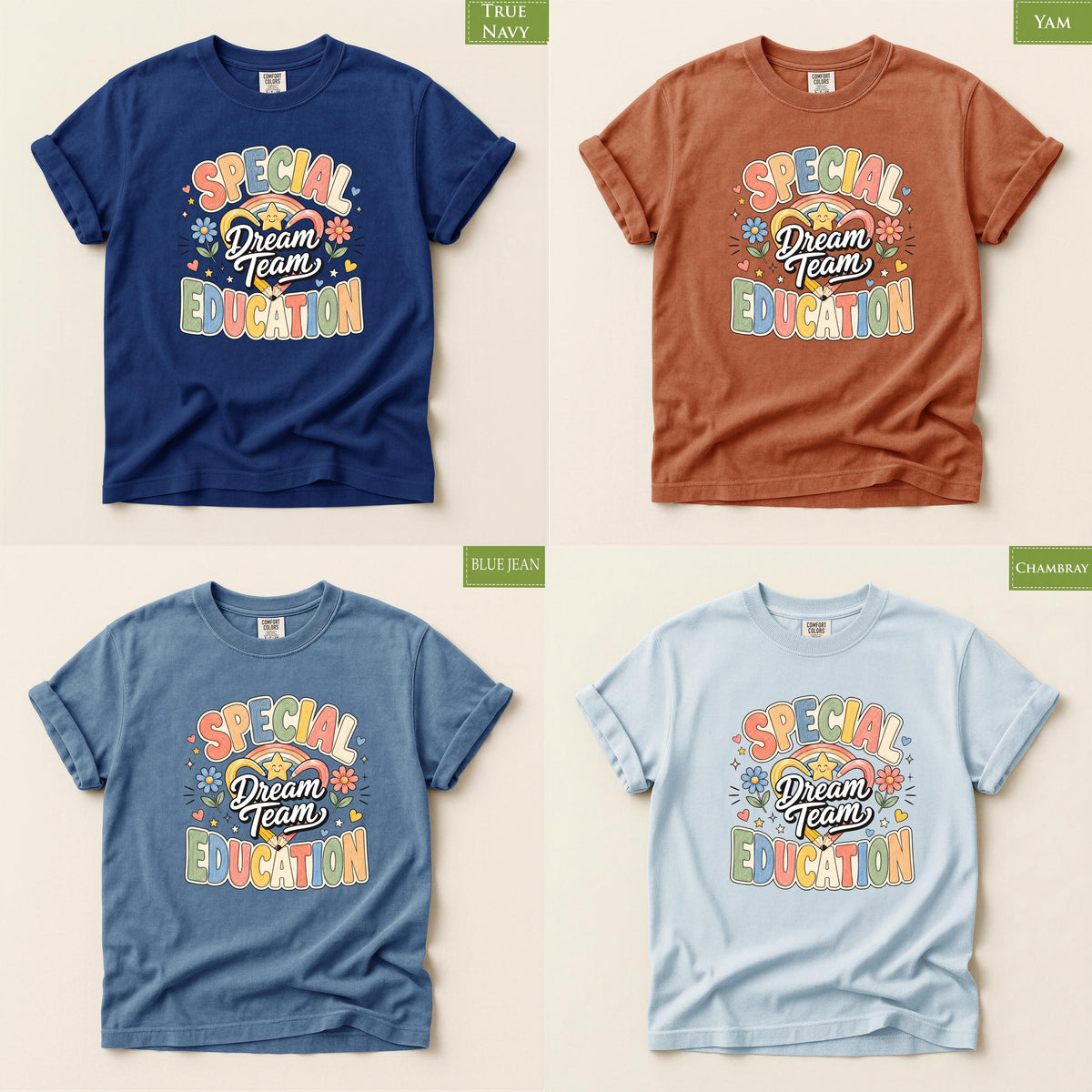 Comfort Colors® Special Education Shirt, SPED Dream Team Tee, Teacher Appreciation Gift