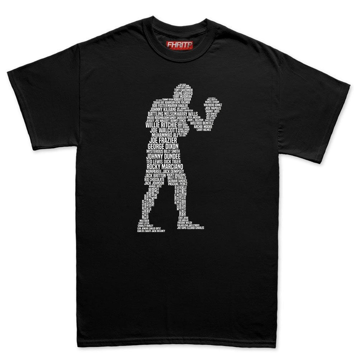 Mens Boxing Legends Fighter Champion Tribute T shirt Tee Top T-shirt