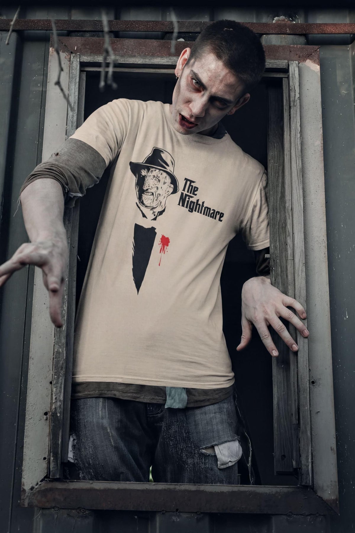 Comfort Colors® Halloween Freddy Shirt, Scary Movie Costume Tee, Nightmare Slasher Top, Trick Or Treat Gift