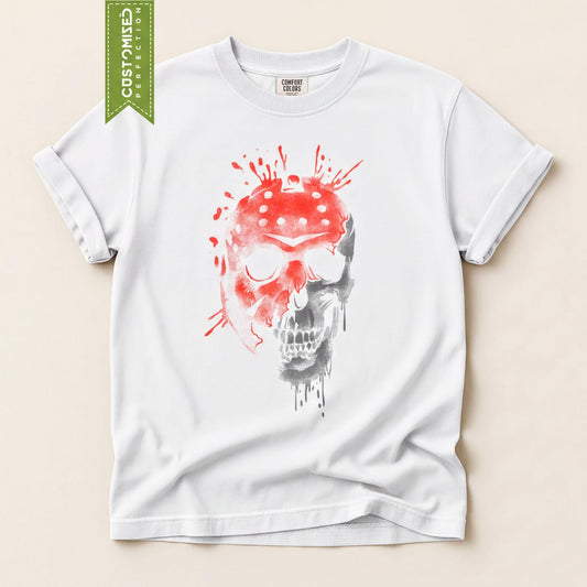 Comfort Colors® Halloween Jason Skull Shirt, Friday 13th Horror Tee, Slasher Movie Tshirt