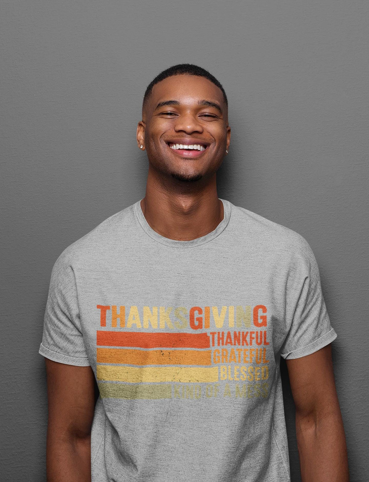 Comfort Colors® Thanksgiving Shirt, Thankful Grateful Blessed Tee, Funny Fall Graphic, Kind of a Mess top