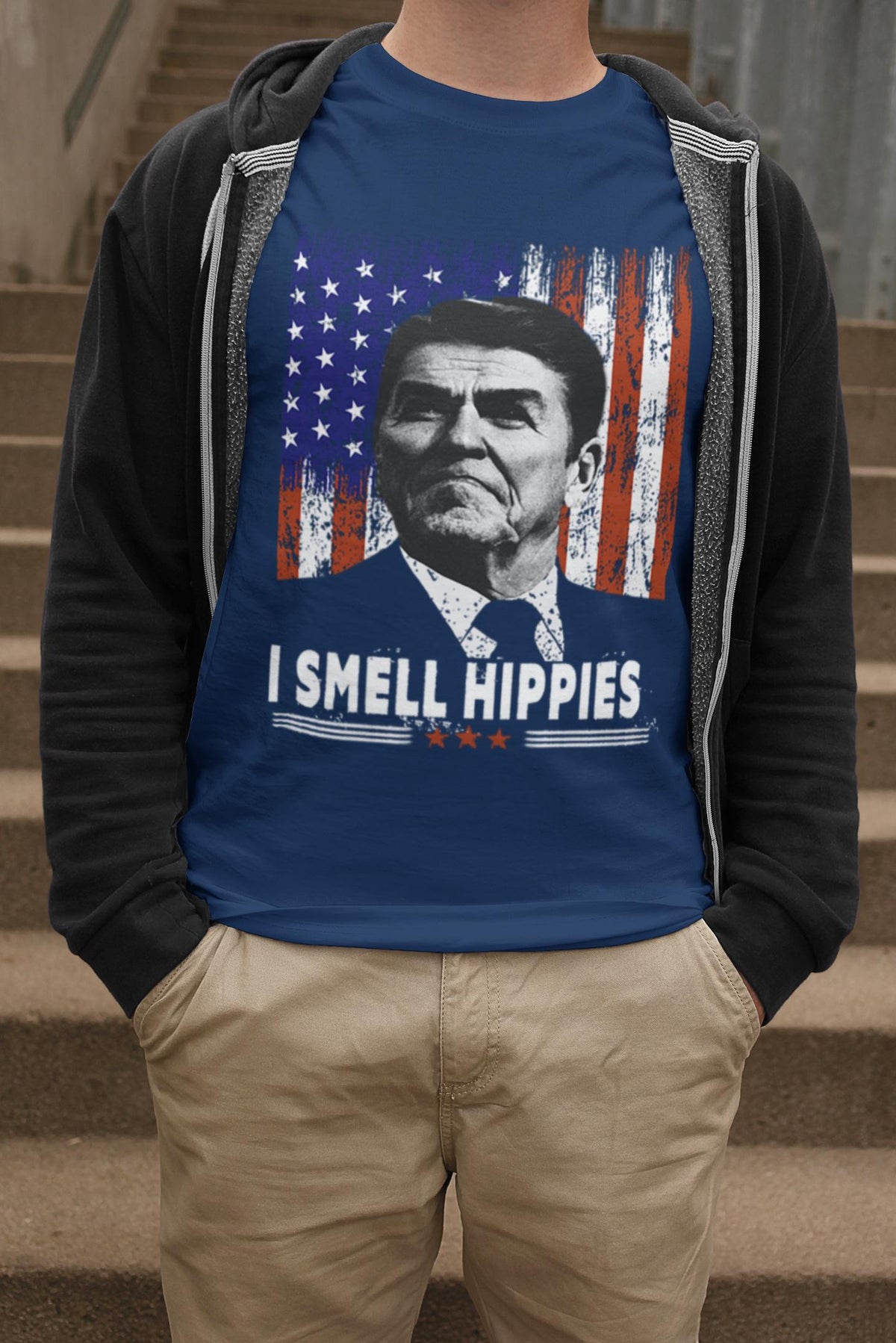 Republican Shirt, Patriotic Ronald Reagan Design, Conservative Tee