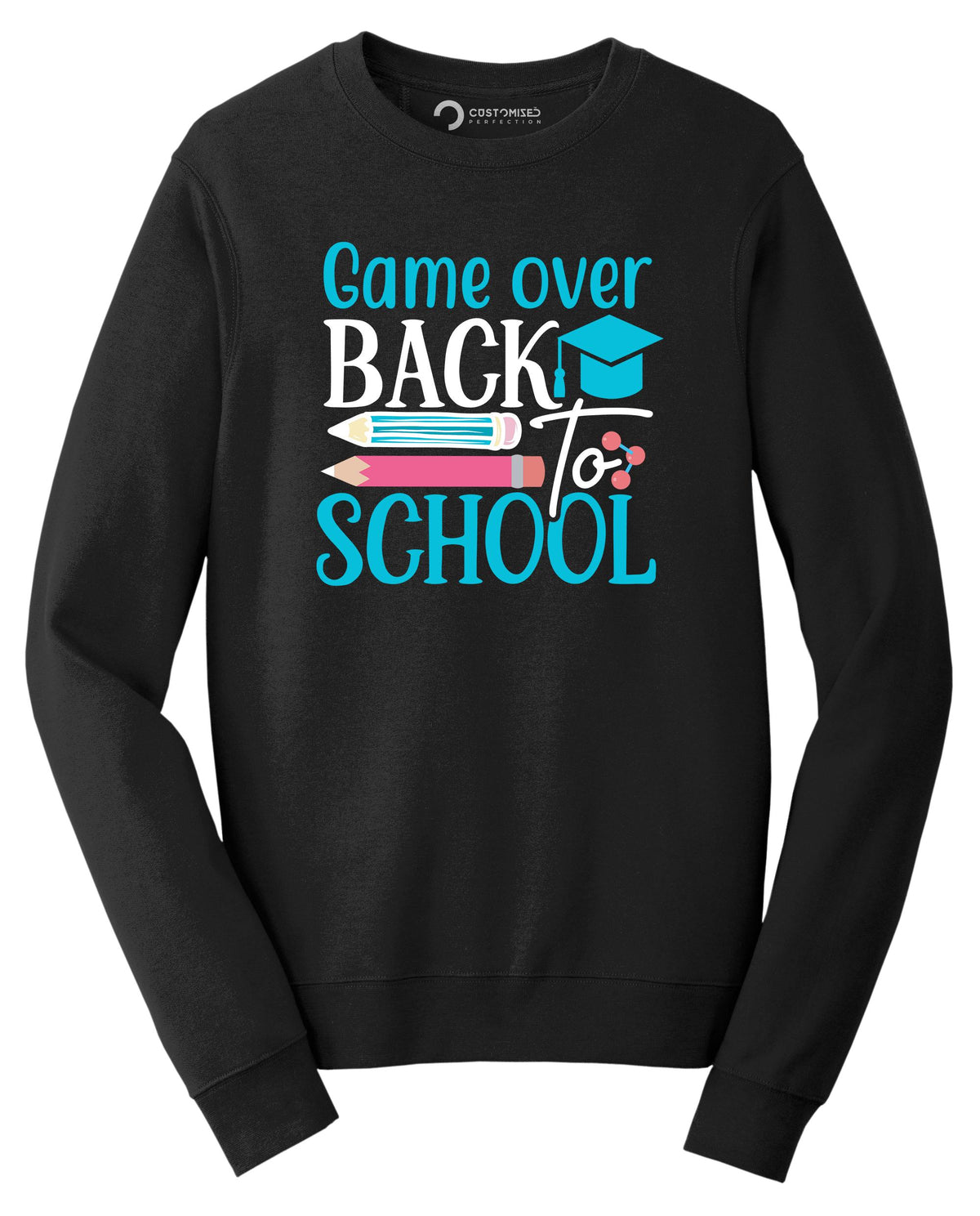 Back to School Game Over TShirt, Gamer Teacher Student First Day Graphic Tee Gift
