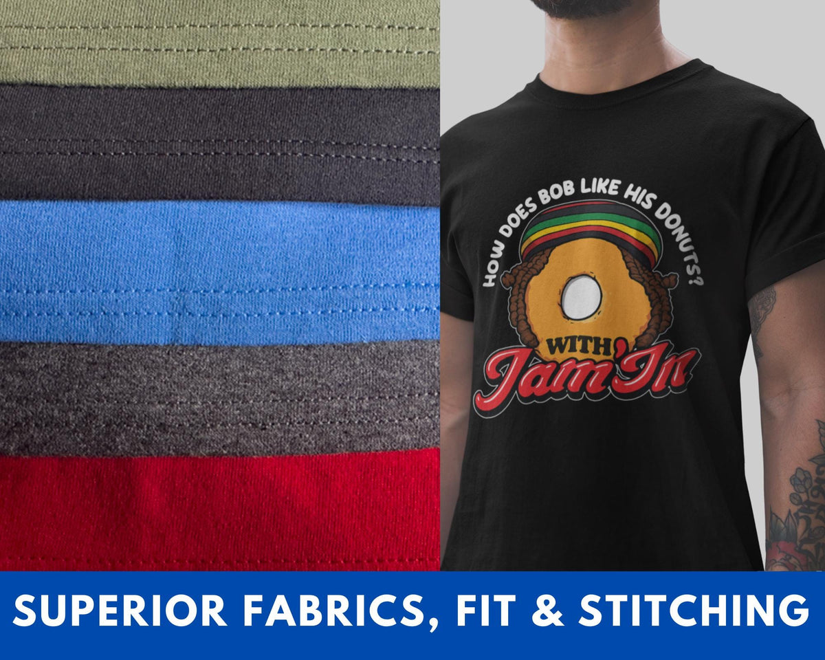 Rasta Vibes Reggae Tee, Jamaican Colors, Island Life