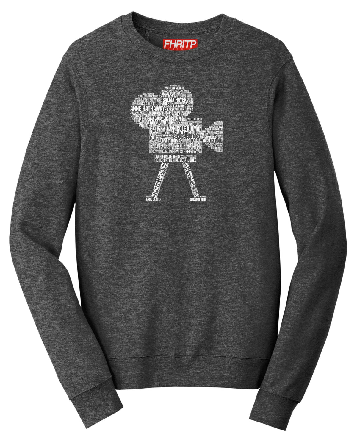 Movie Actress Film Star Legends Camera Tribute Sweatshirt