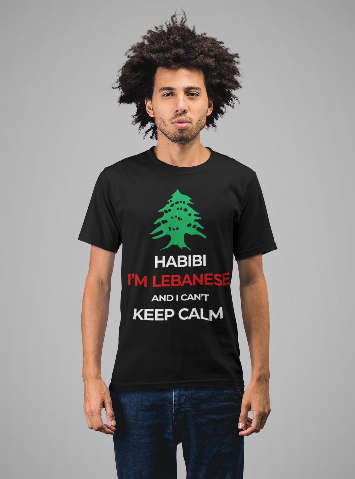 Lebanon Flag Shirt, Comfort Colors® Habibi Design Tee - Lebanese Pride Graphic Top, Cedar Tree Tshirt