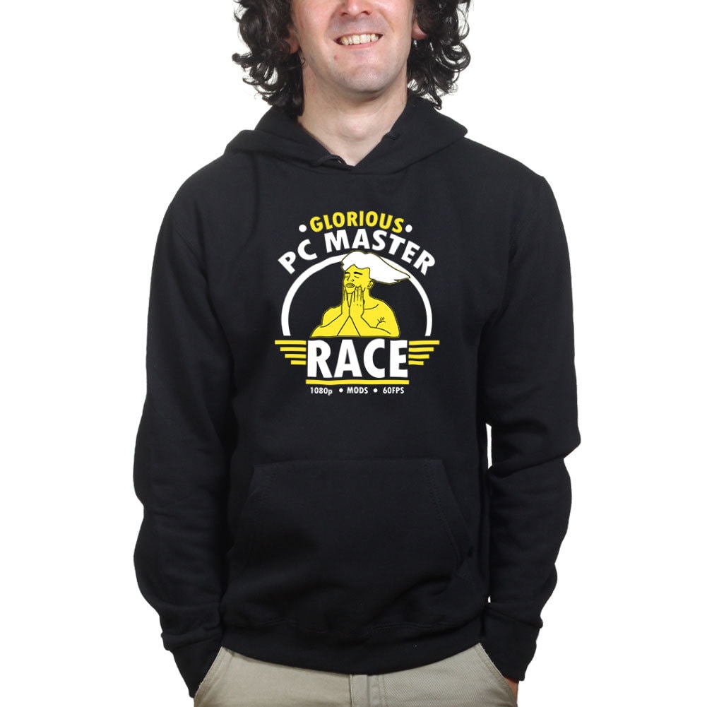 PC Master Race Glorious PC Gaming Funny Spoof Hoodie