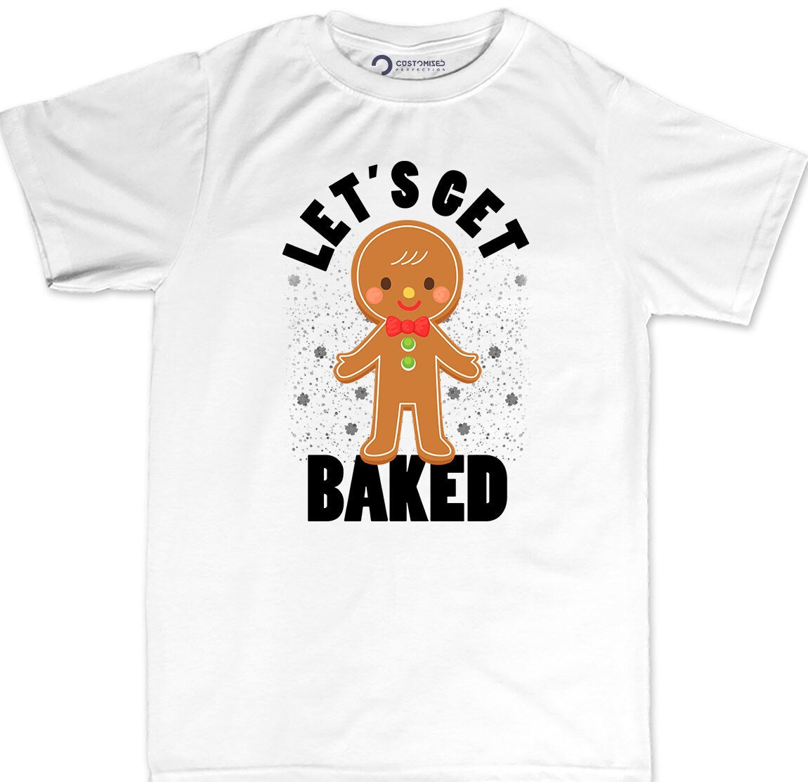 Funny Christmas Gingerbread Man Shirt, Gingerbread Family Funny Shirt, Funny Christmas Shirt, Xmas Holiday Shirt, Lets Get Baked Men's Shirt