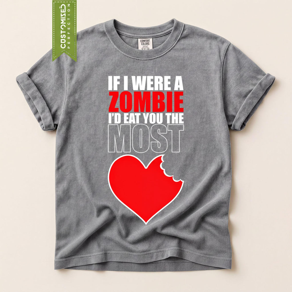 Comfort Colors® Scary Zombie T-shirt, Trick Or Treat Costume, Halloween Tee