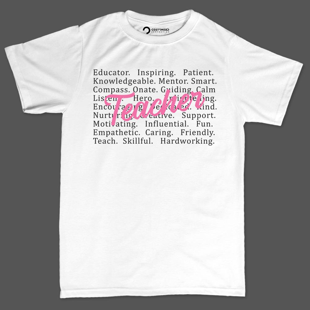 Teacher Appreciation Shirt, School Educator Gift T-shirt, End of Year Tee Top