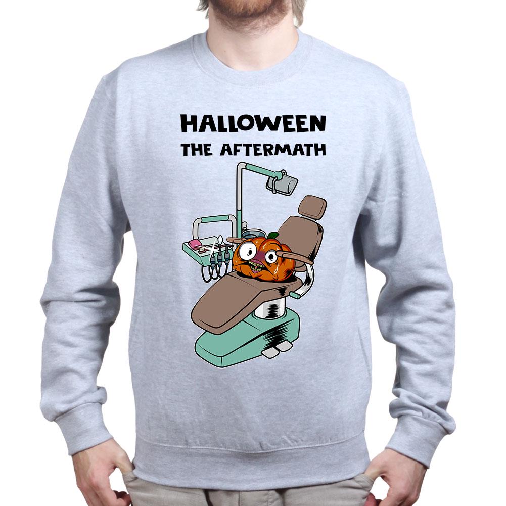 Halloween The Aftermath Shirt, Funny Pumpkin Dentist T-Shirt, Dental Assistant Halloween Hoodie, Trick Or Treat Dentist Sweatshirt, Tee Gift