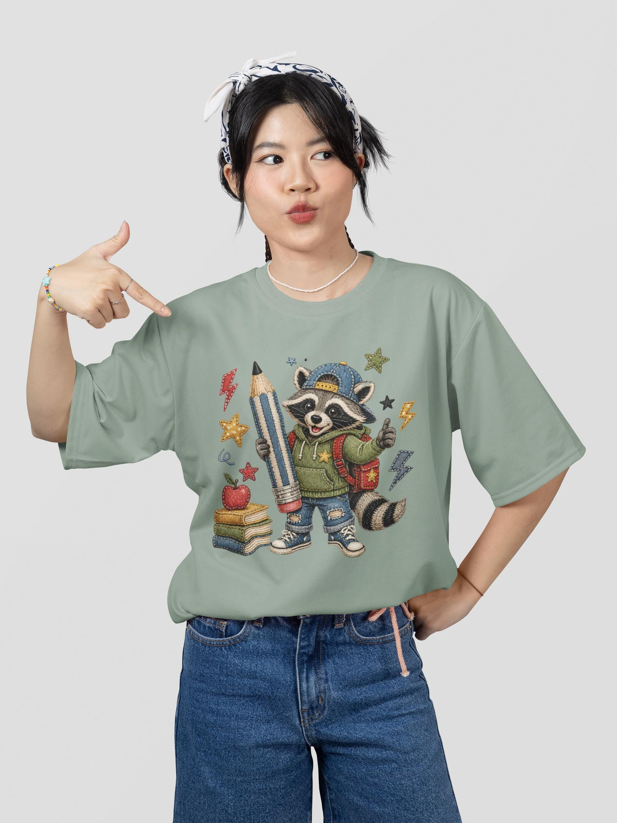 Kids Back To School Shirt | Cool Raccoon Hoodie | Youth Boys Gift Idea