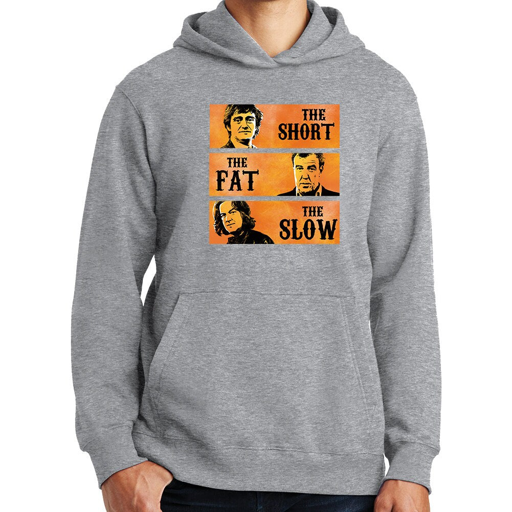 Short Fat Slow Good Bad Ugly Parody Funny Car Hoodie