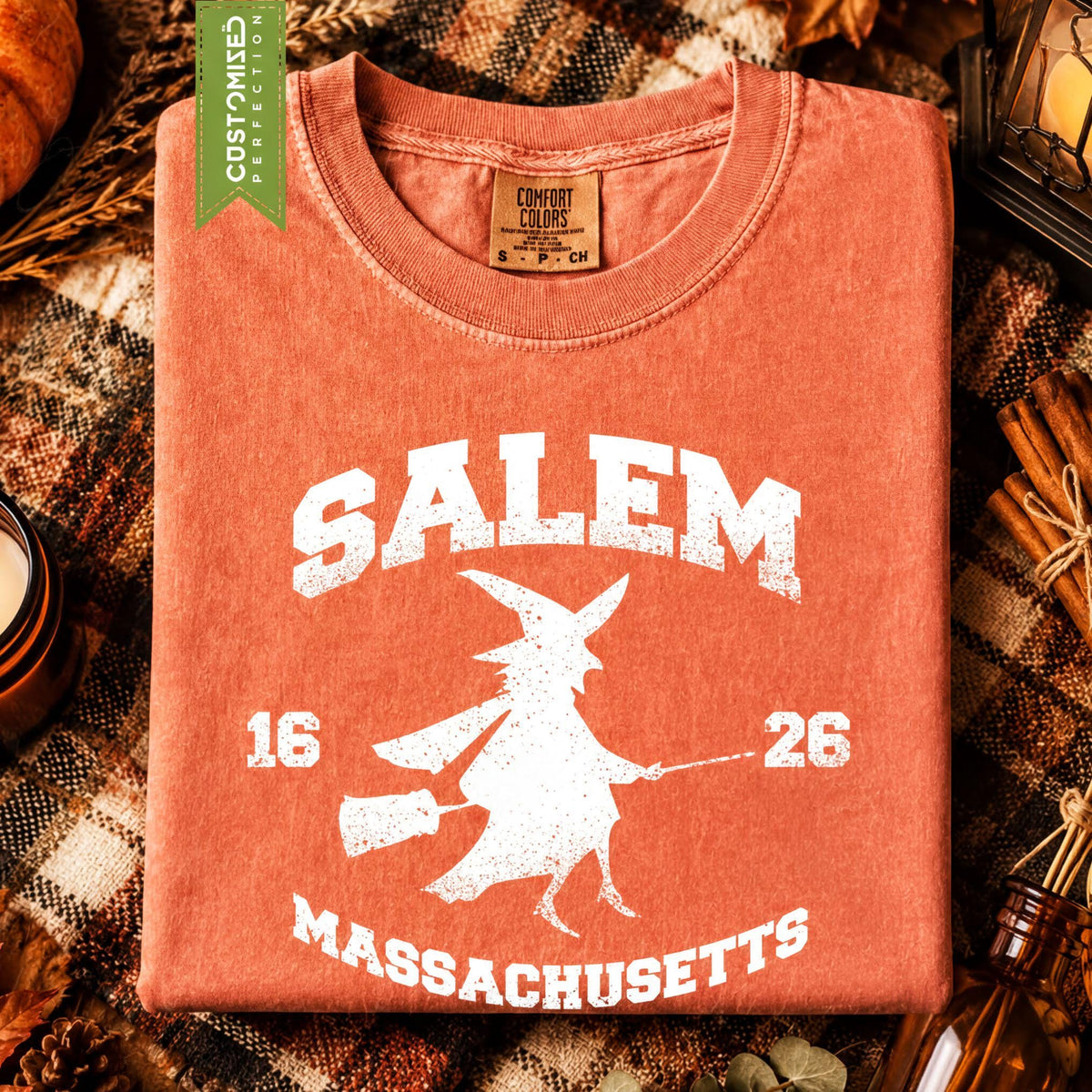 Comfort Colors® Halloween Costume, Salem Witches Tee, Scary Spooky T-shirt, Hocus Pocus Magic