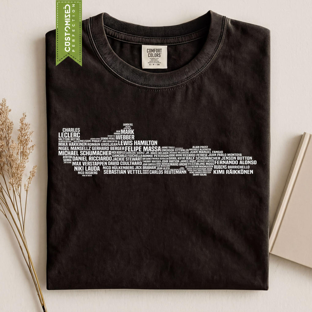 Comfort Colors® Formula Racing T-shirt: Car Driver Tribute Tee