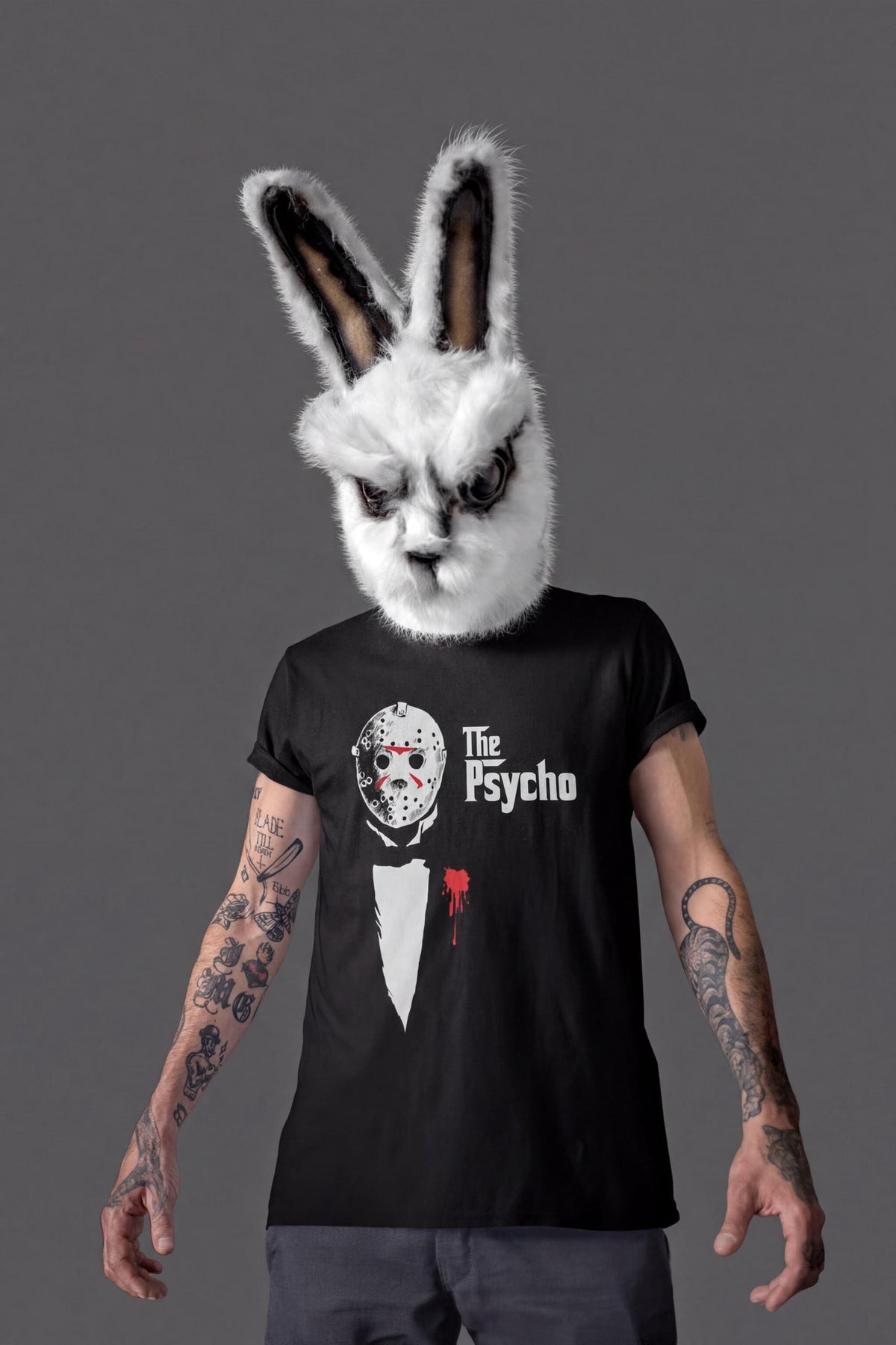 Comfort Colors® Halloween Jason Mask T-shirt, Psycho Killer Top, Trick Or Treat Costume Tee