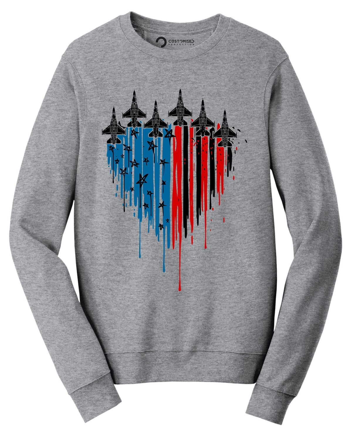 U.S. Air Force Flyover Shirt, 4th of July 250th Anniversary, Fighter Jets in Formation