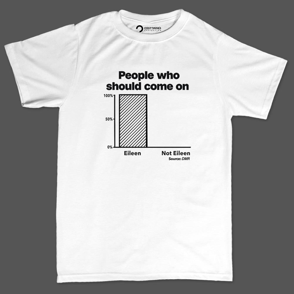Funny 80s Music Shirt, DMR Eileen Not Eileen Tee, Sarcastic Music Meme Top