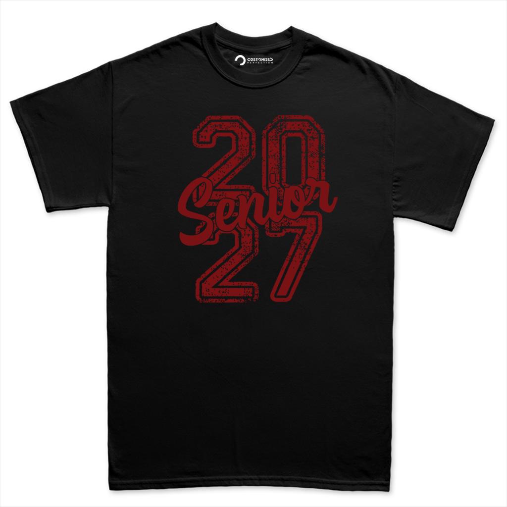 Senior 2027 Shirt | Distressed Varsity Hoodie | Class Of 2027 Grad Gift