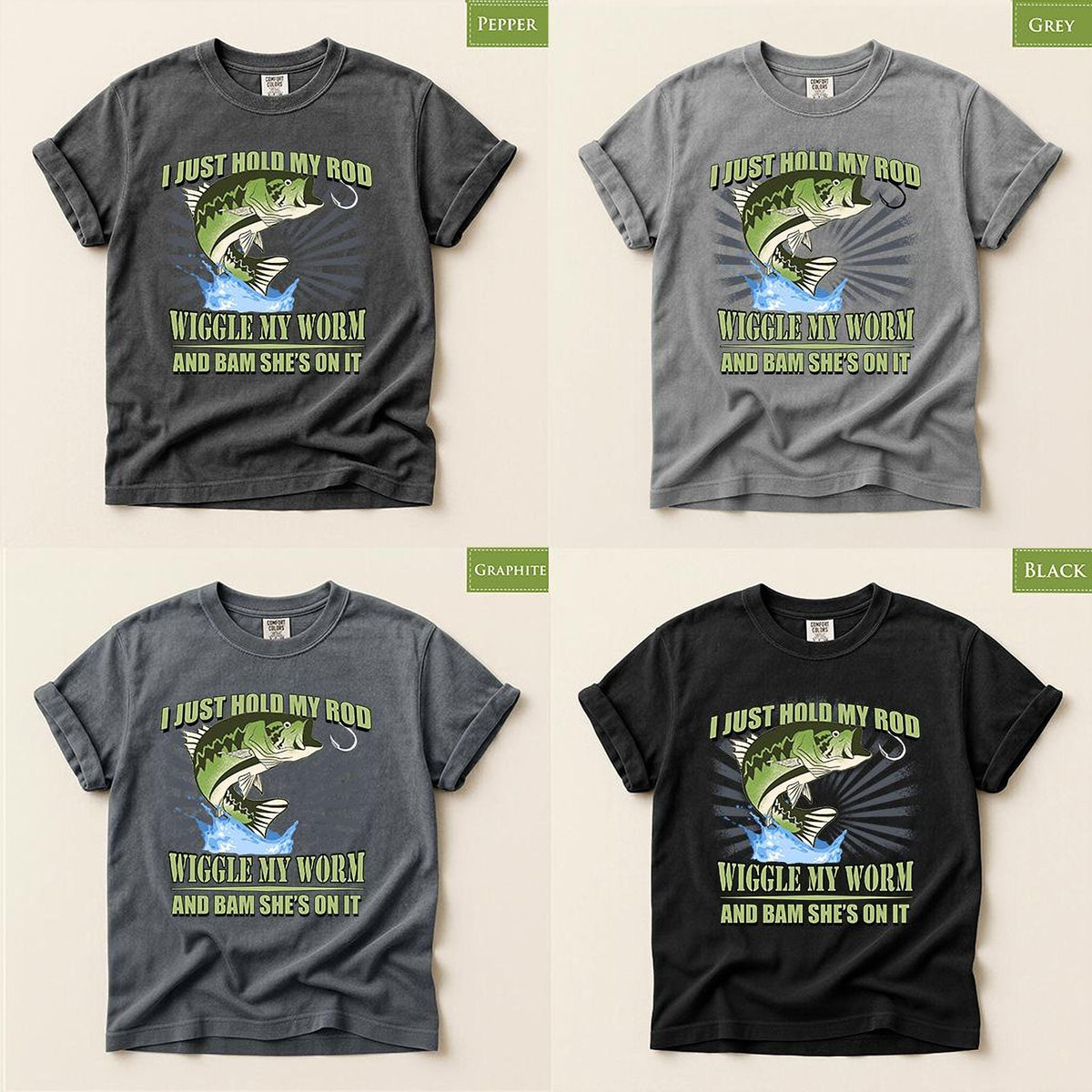 Funny Fishing Shirt, Fly Fisherman Angler Top, Gift For Dads Comfort Colors® Tee