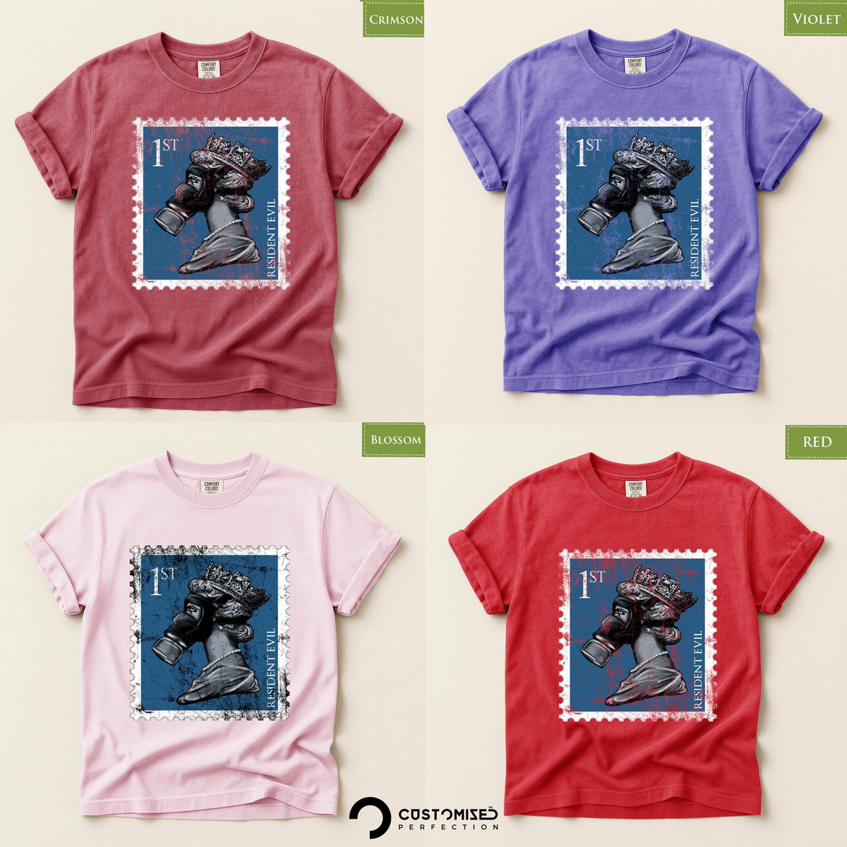 Resident Evil Graphic Comfort Colors® Shirt, Queen Zenobia Mask Tee, Gamer Gift