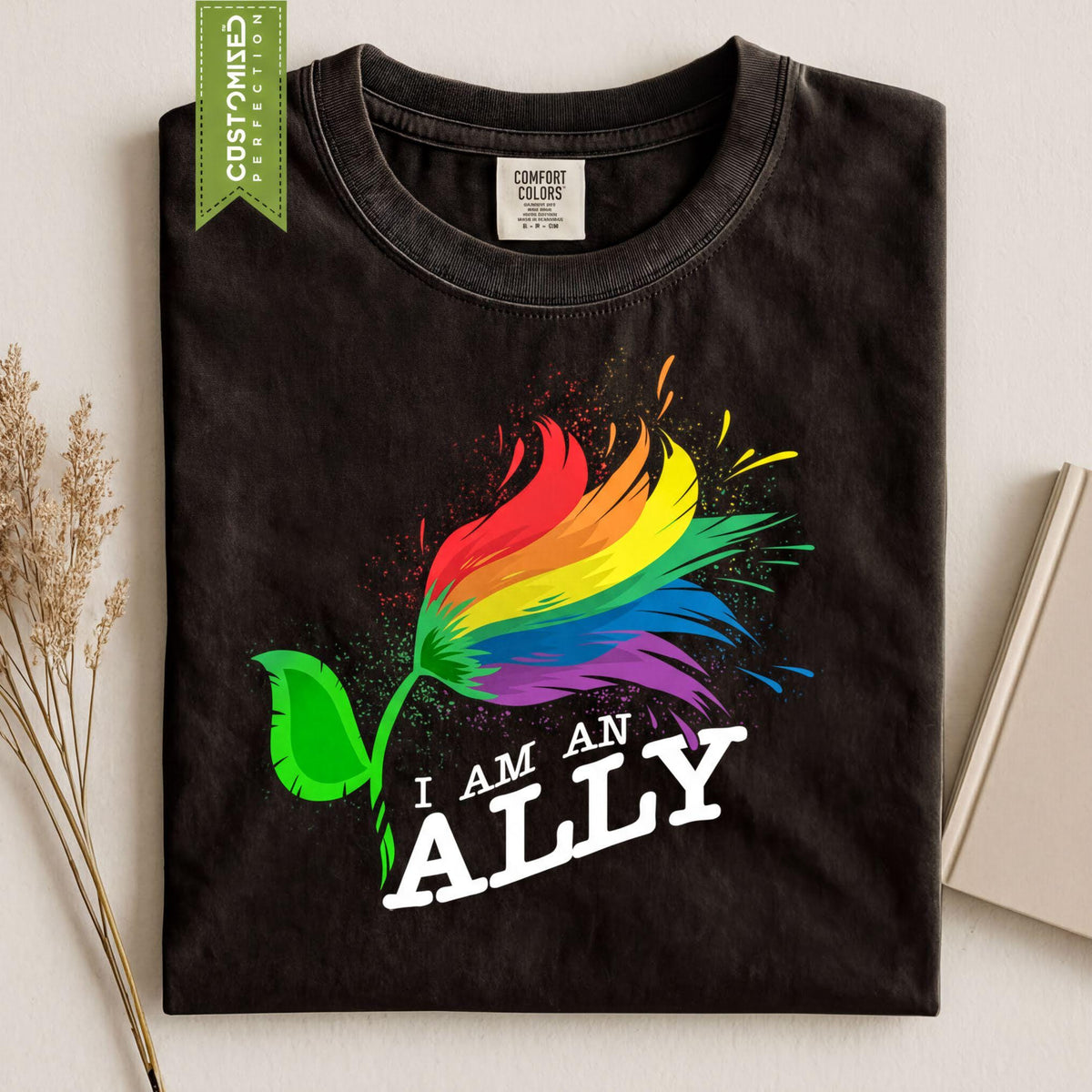 Comfort Colors® LGBTQA Ally Shirt, Pride Month Gift, Gay Rights Tee Top Tshirt