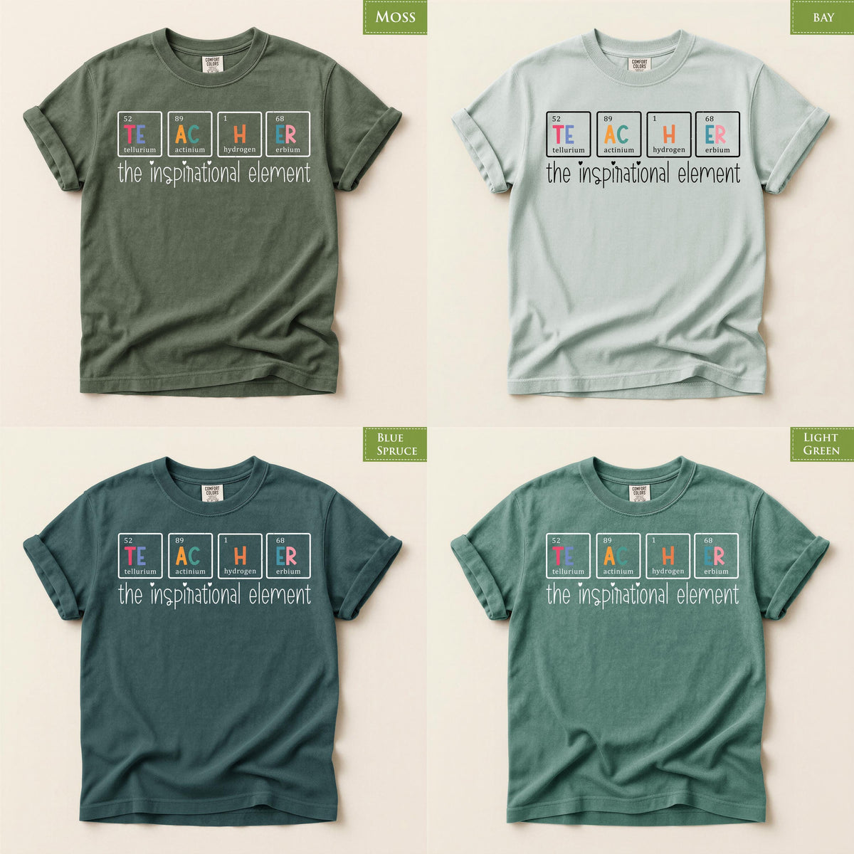 Comfort Colors® Teacher Shirt | Periodic Table Science Tee | Cute Inspirational Gift Idea