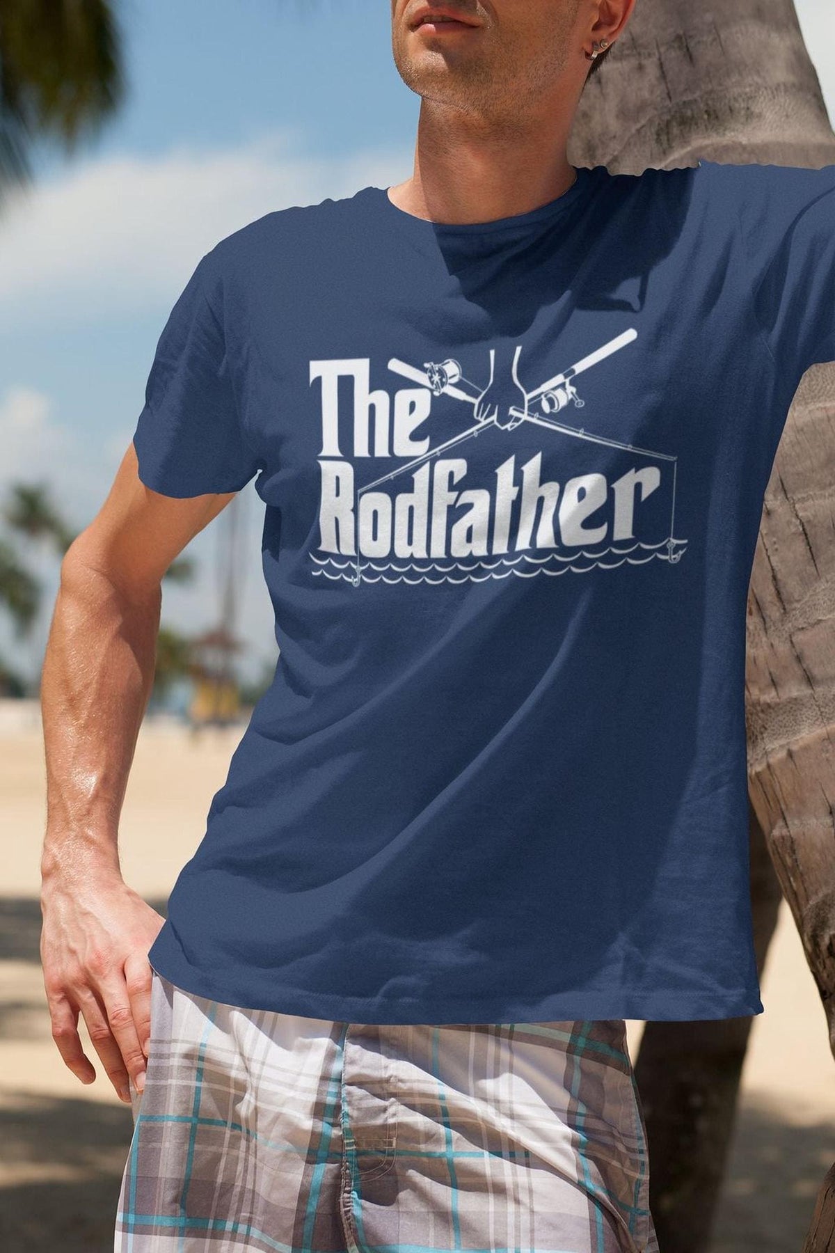 The Rodfather Comfort Colors® Fishing Shirt, Angler Fisherman Tee, Gift for Dads