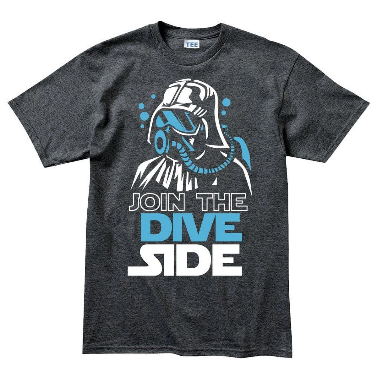 Funny Scuba Diving T-Shirt: Join the Dive Dark Side Design Tee, Diver Gift