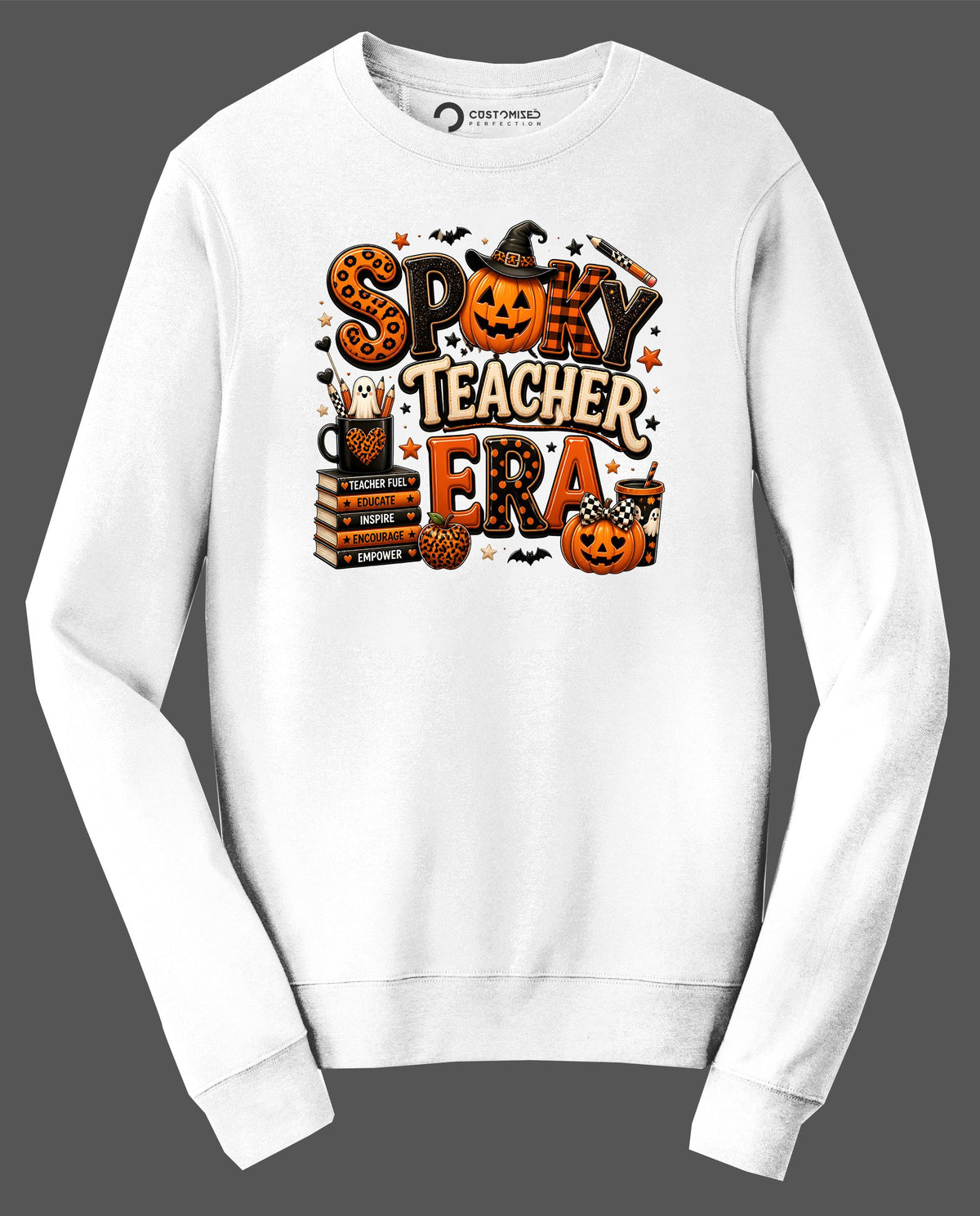Spooky Teacher Era Shirt | Halloween Leopard Hoodie | Teacher Gift Idea