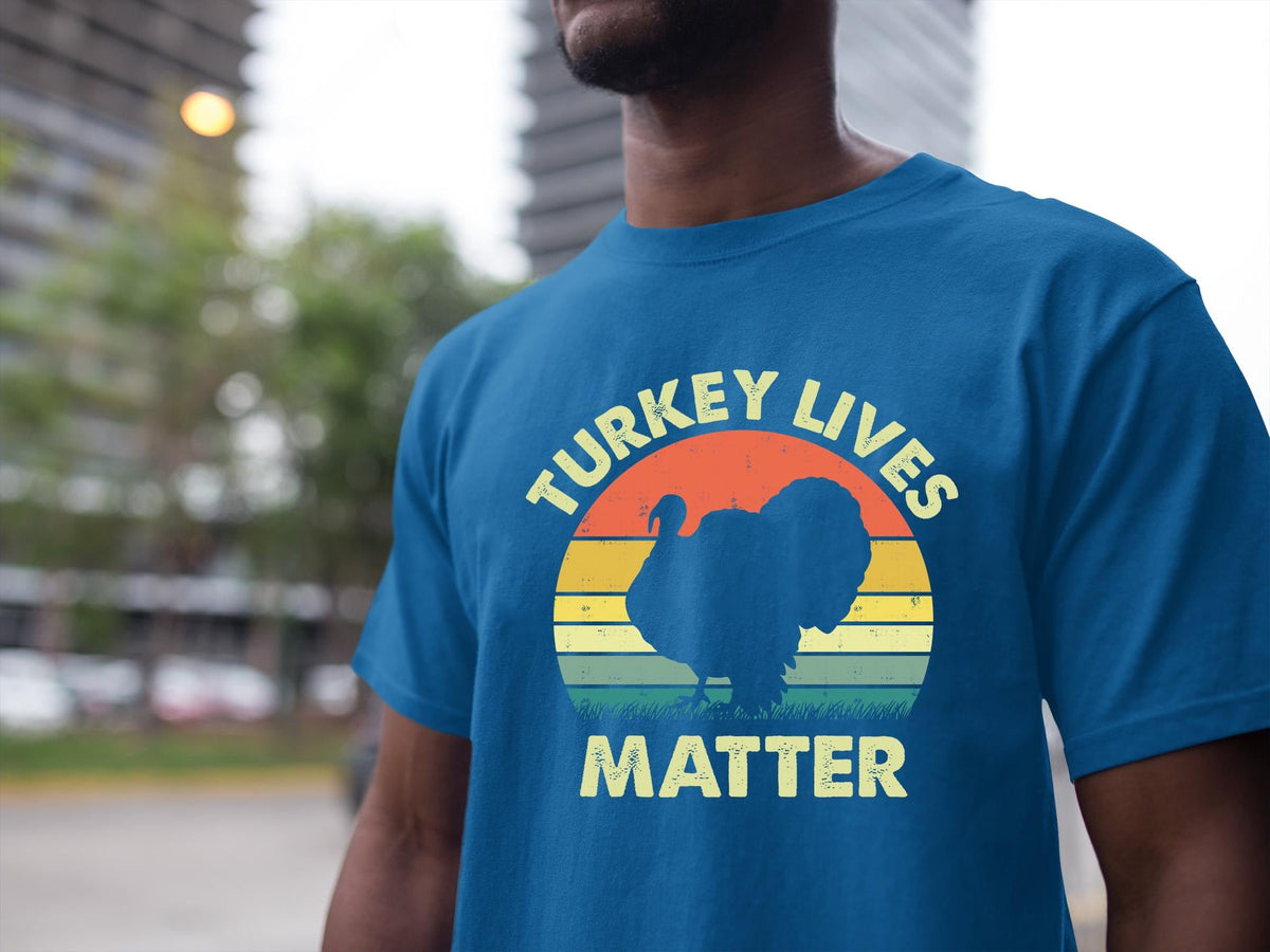 Comfort Colors® Turkey Lives Matter Shirt, Funny Thanksgiving Tee, Turkey Lover Fall Graphic