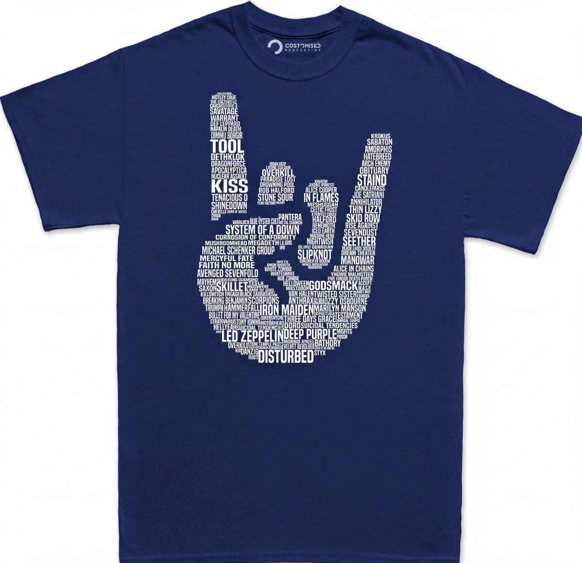 Heavy Metal Legends Shirt - Devil Horns Tribute Bands Design