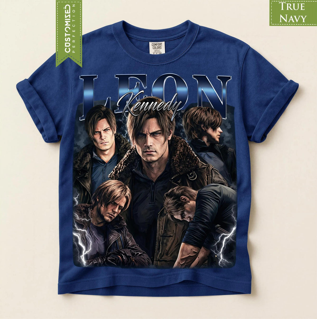 Limited Leon Kennedy Comfort Colors® Shirt, Resident Evil Requiem, RE9 Fan Tee