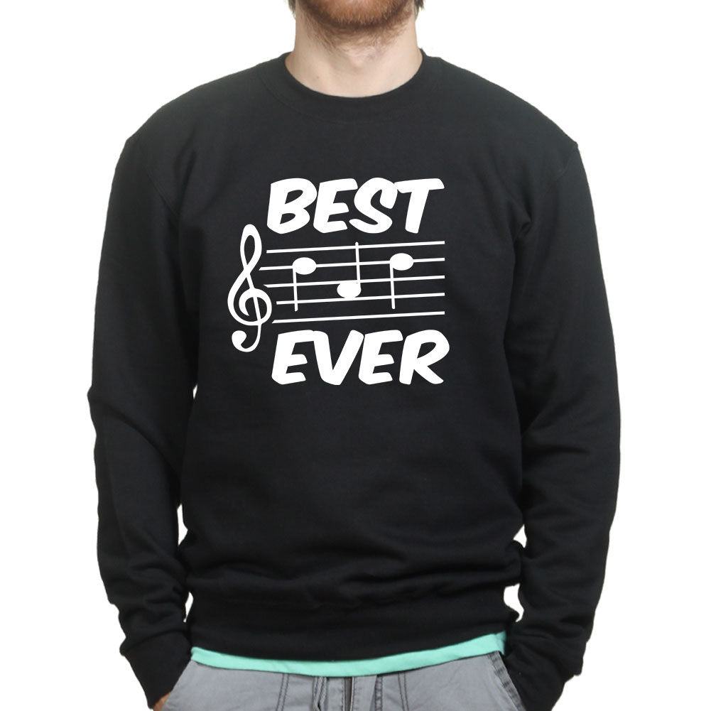 Best Dad Ever Music Daddy Father Musician Gift Sweatshirt