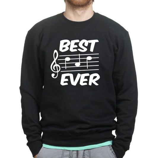 Best Dad Ever Music Daddy Father Musician Gift Sweatshirt