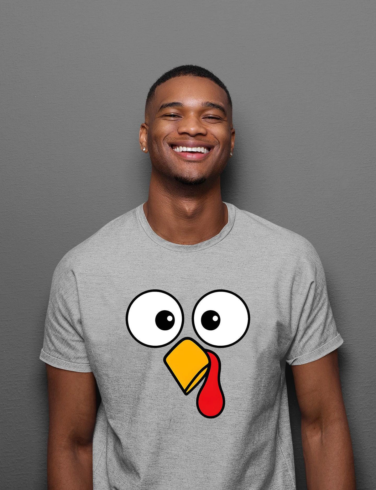 Comfort Colors® Funny Turkey Shirt, Thanksgiving Gobbler Tee, Silly Bird Graphic, Fall Gift