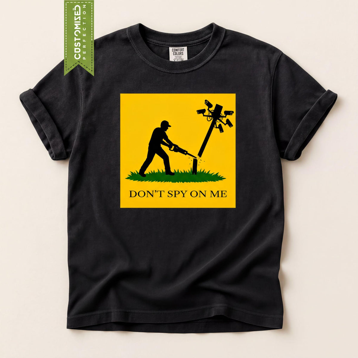 Don't Spy on Me Flock Camera Shirt, Dont Tread Tshirt, Political Protest Tee